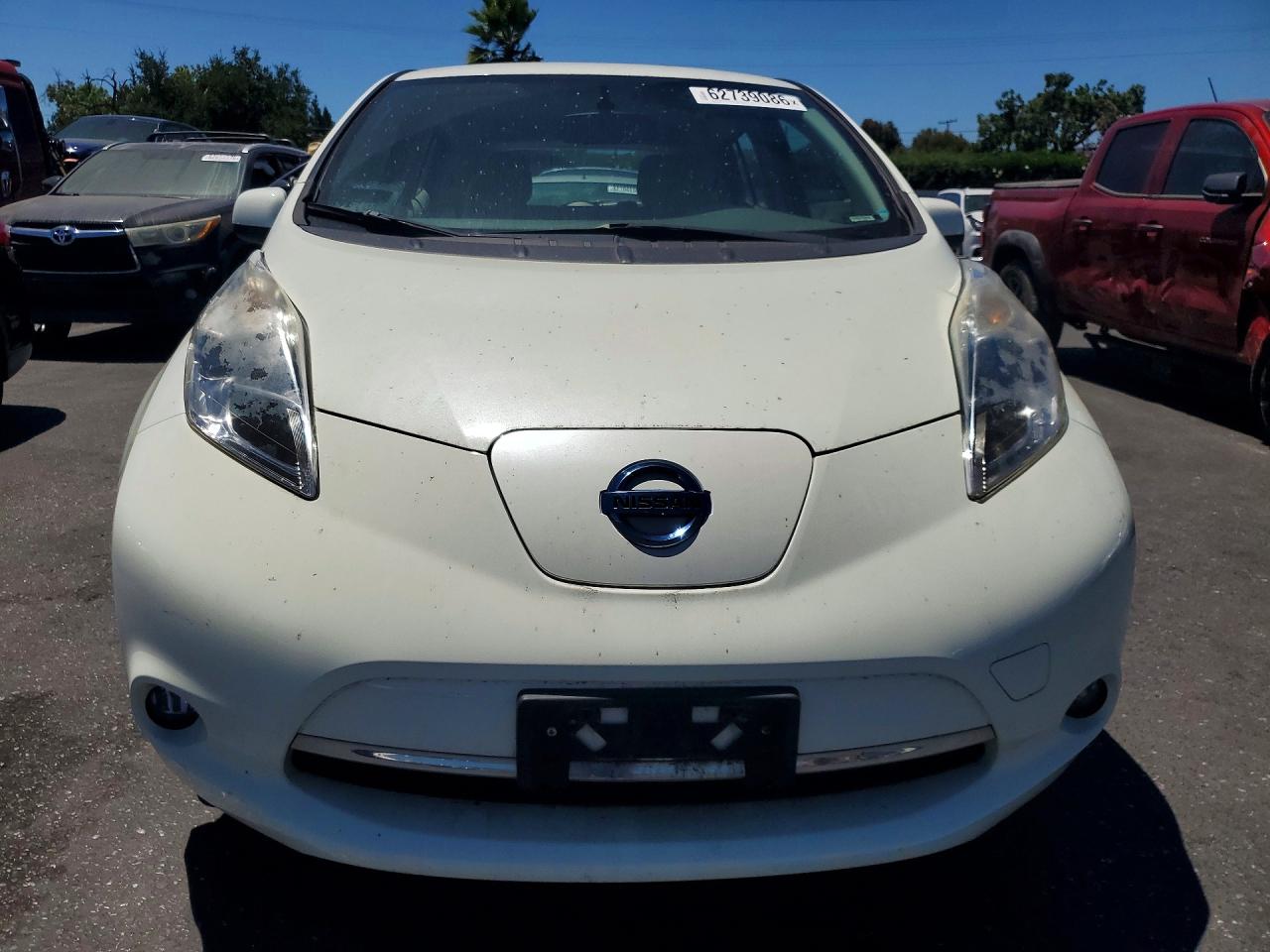 2012 Nissan Leaf Sv White vin: JN1AZ0CP2CT021540