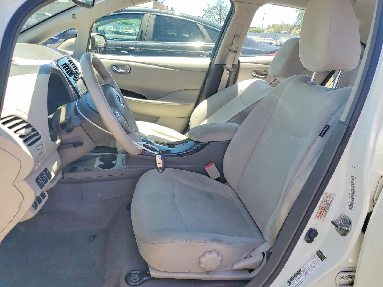 2012 Nissan Leaf Sv White vin: JN1AZ0CP2CT021540