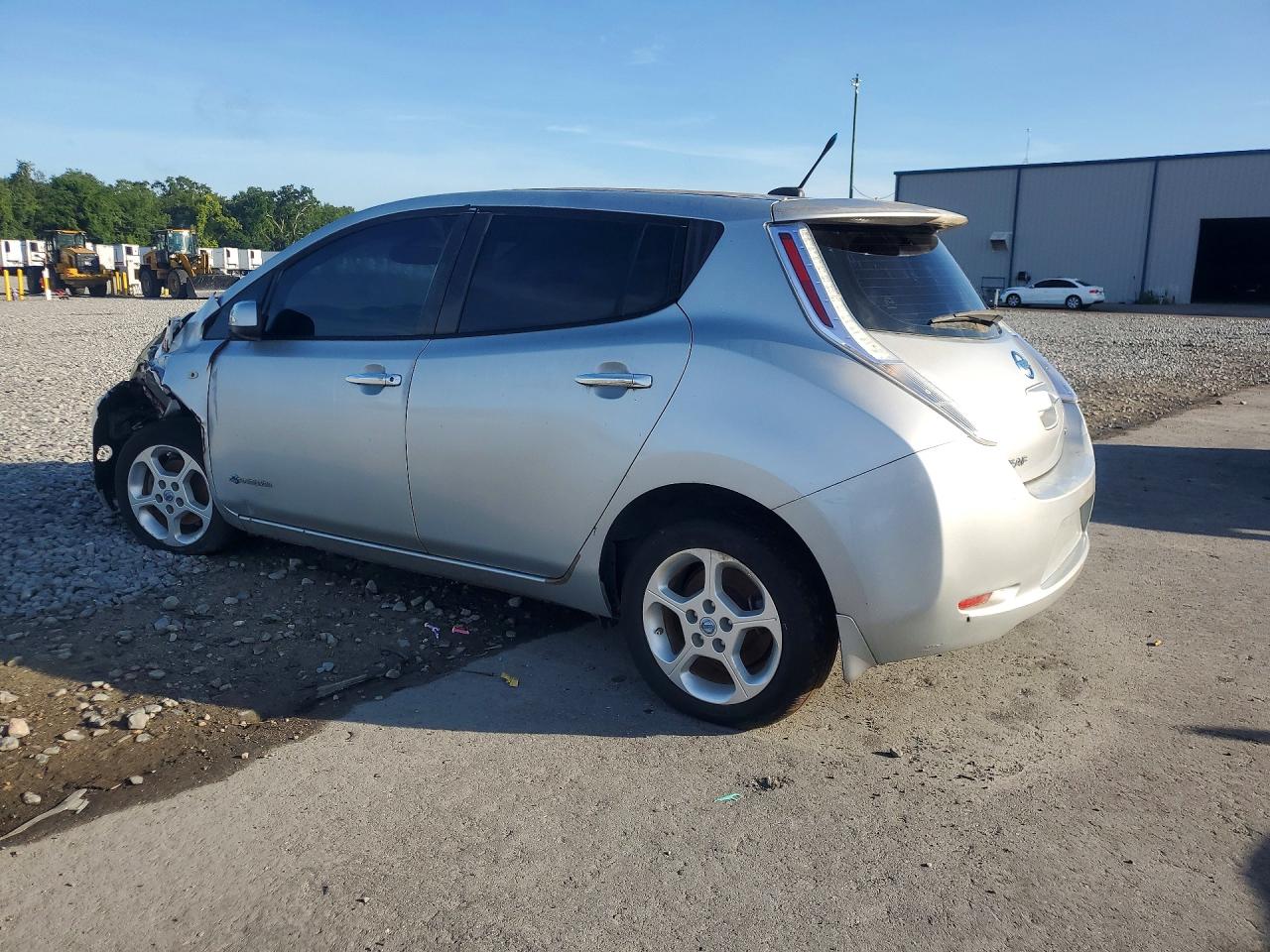 2012 Nissan Leaf Sv Silver vin: JN1AZ0CP2CT023904
