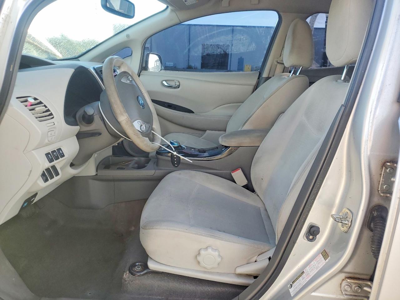 2012 Nissan Leaf Sv Silver vin: JN1AZ0CP2CT023904
