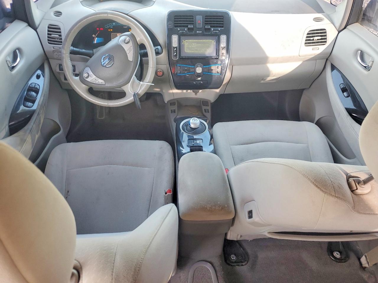 2012 Nissan Leaf Sv Silver vin: JN1AZ0CP2CT023904