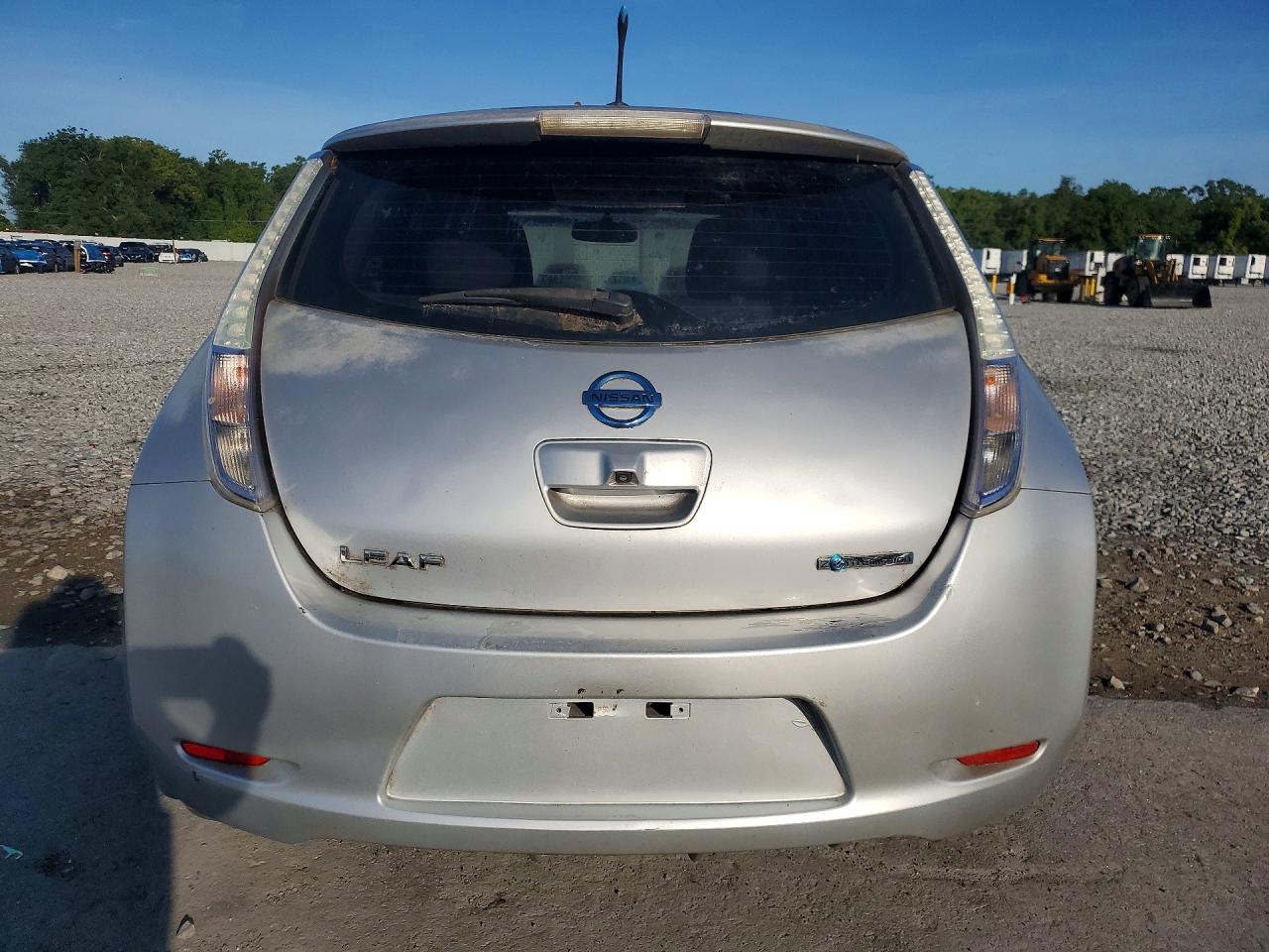 2012 Nissan Leaf Sv Silver vin: JN1AZ0CP2CT023904