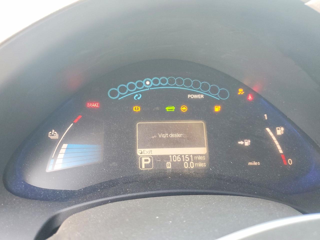 2012 Nissan Leaf Sv Silver vin: JN1AZ0CP2CT023904