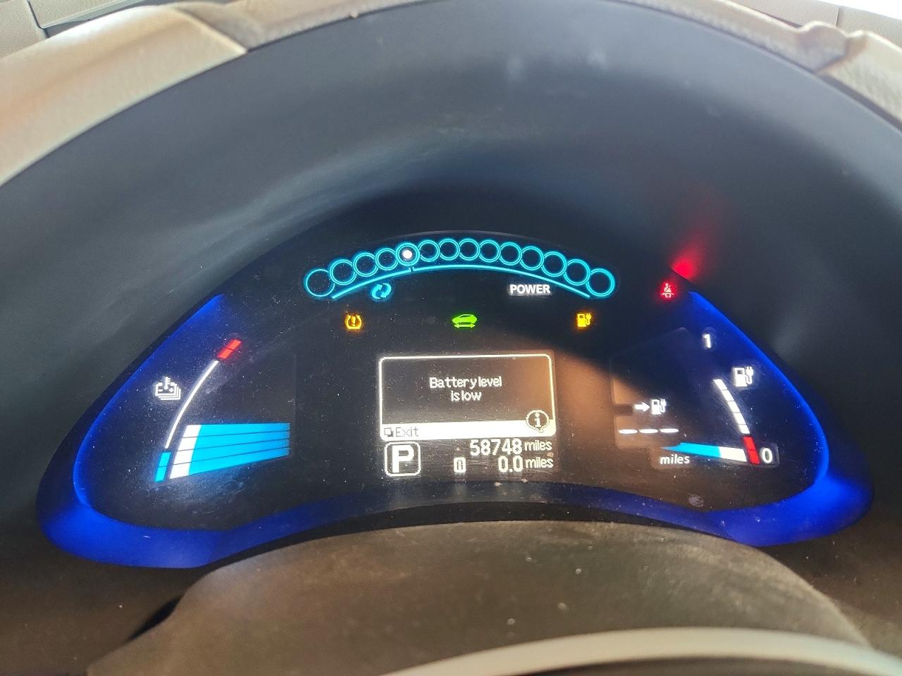 2012 Nissan Leaf Sv Silver vin: JN1AZ0CP3CT024429