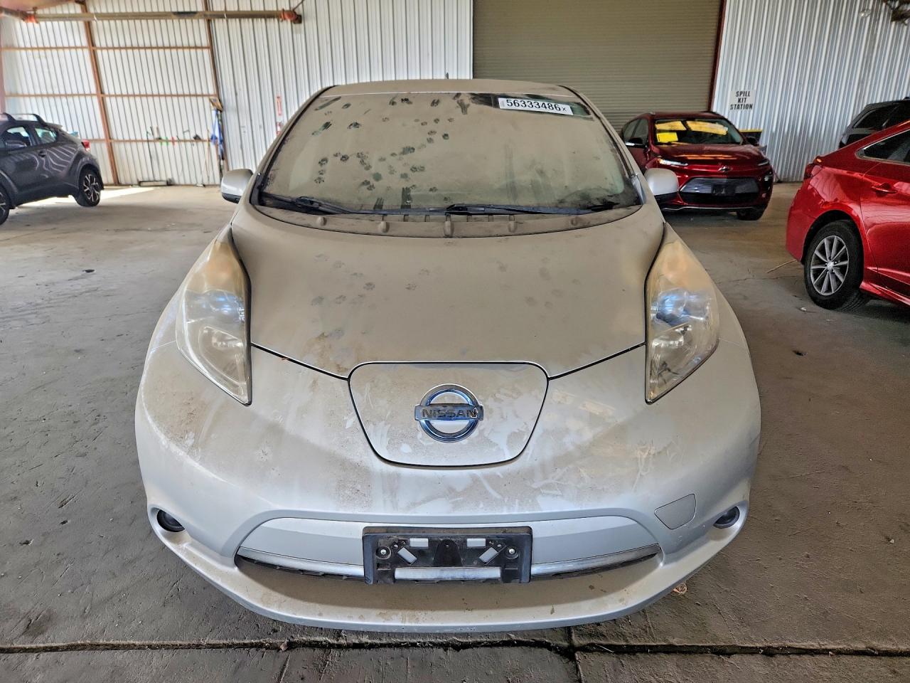 2012 Nissan Leaf Sv Silver vin: JN1AZ0CP3CT024429