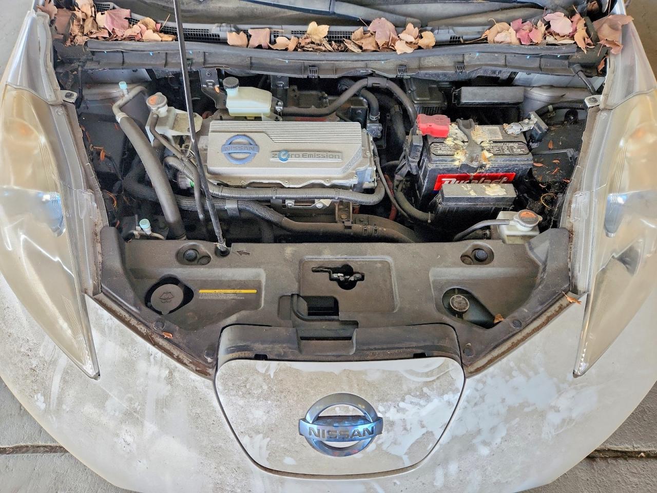 2012 Nissan Leaf Sv Silver vin: JN1AZ0CP3CT024429