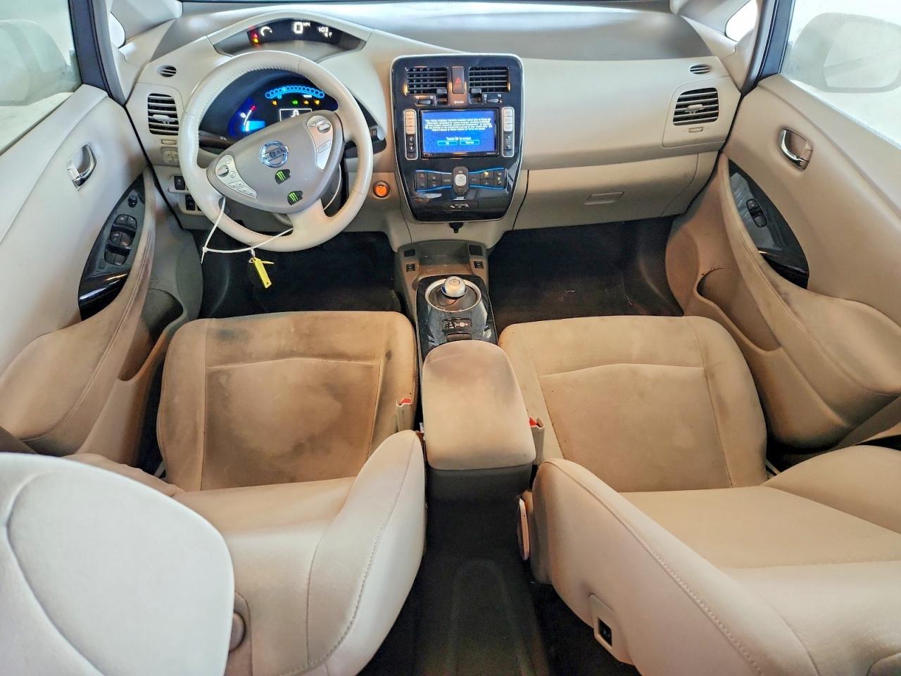 2012 Nissan Leaf Sv Silver vin: JN1AZ0CP3CT024429