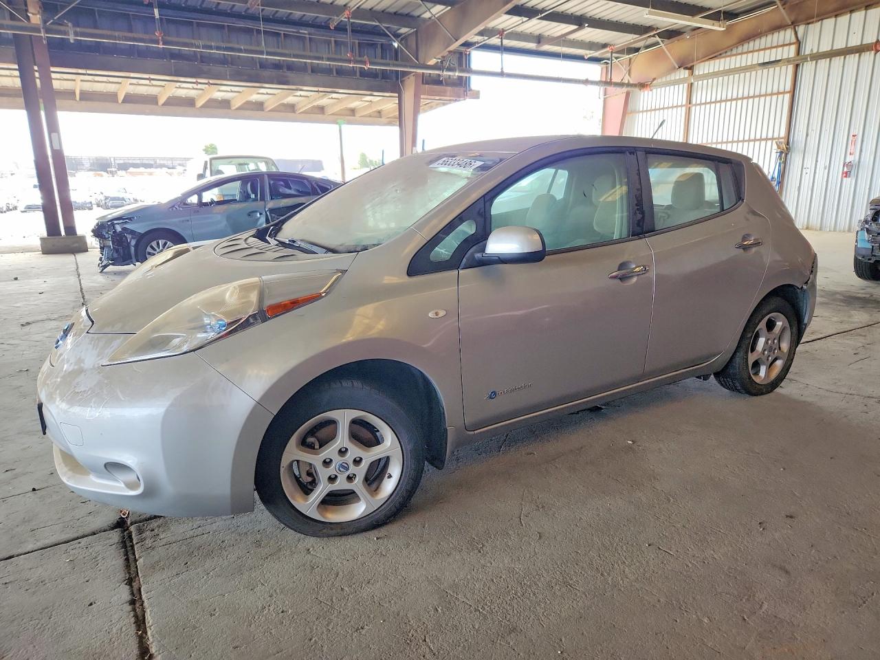 2012 Nissan Leaf Sv Silver vin: JN1AZ0CP3CT024429