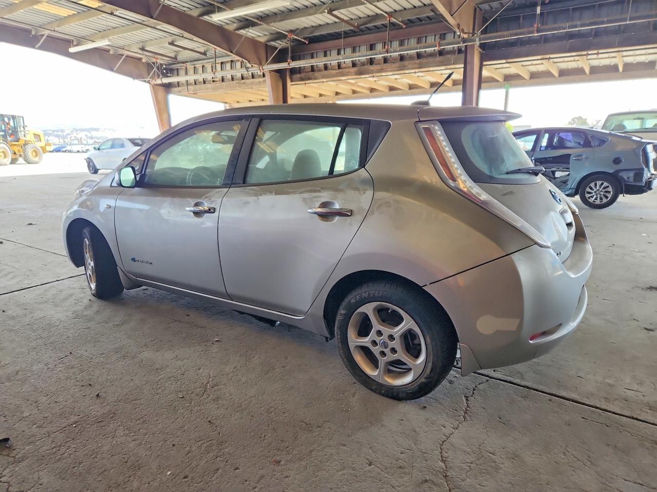 2012 Nissan Leaf Sv Silver vin: JN1AZ0CP3CT024429