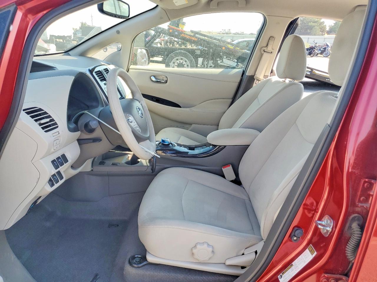 2011 Nissan Leaf Sv Red vin: JN1AZ0CP4BT002535