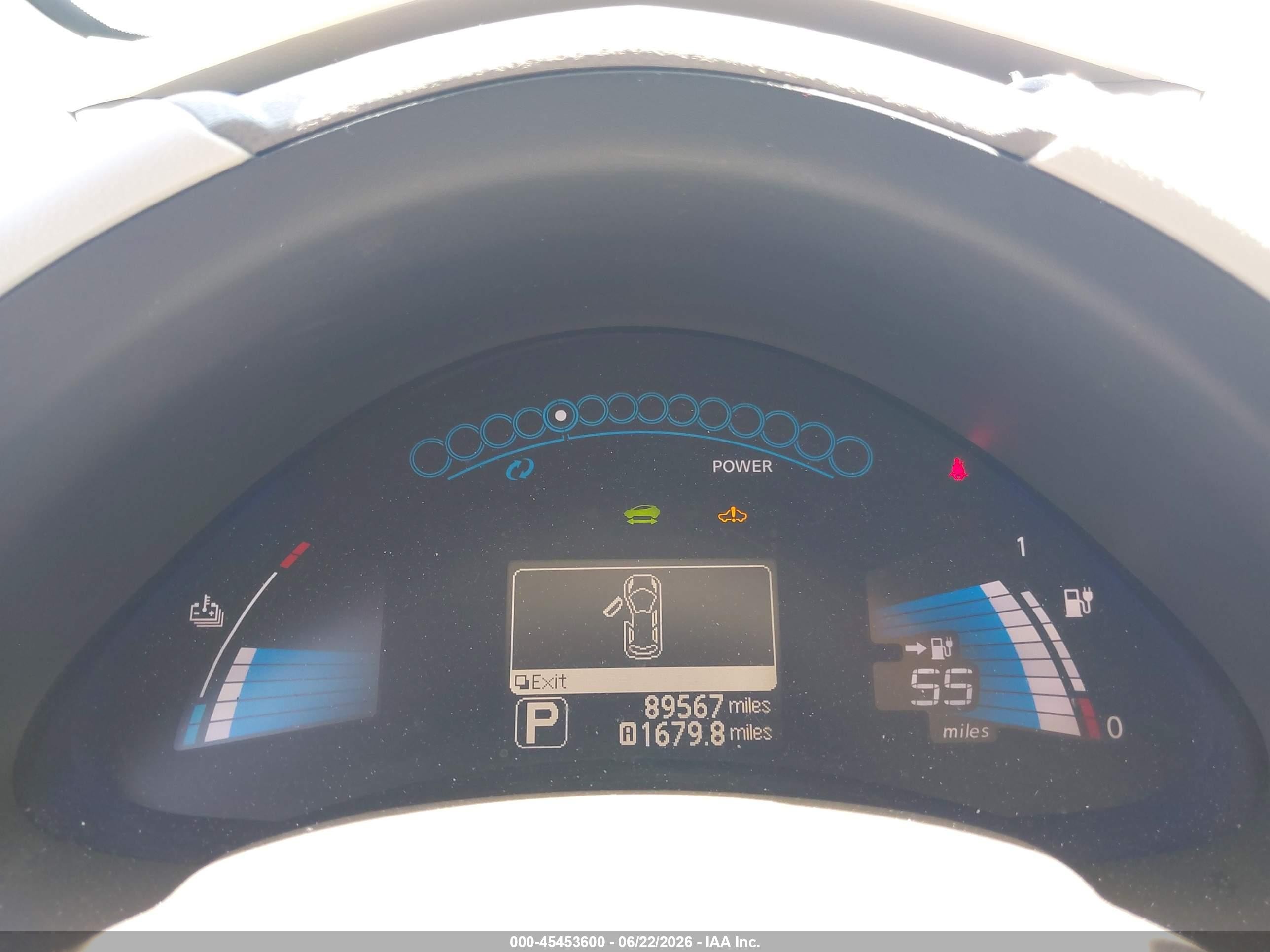 2011 Nissan Leaf Sl Silver vin: JN1AZ0CP4BT009145