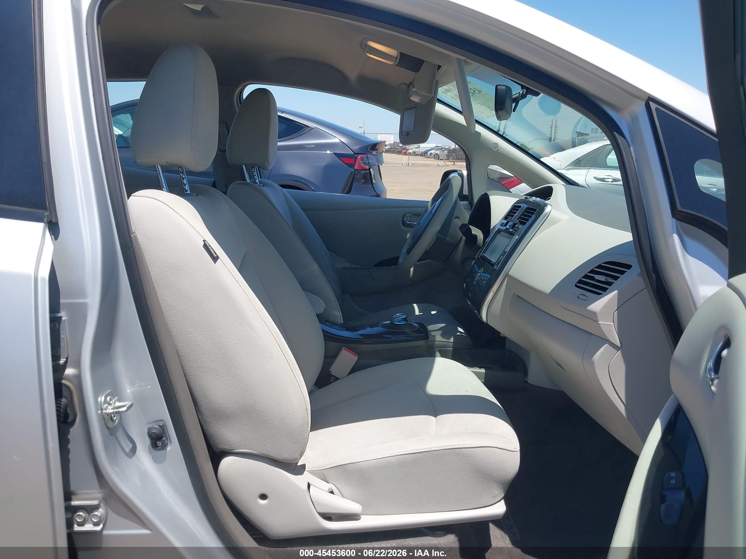 2011 Nissan Leaf Sl Silver vin: JN1AZ0CP4BT009145
