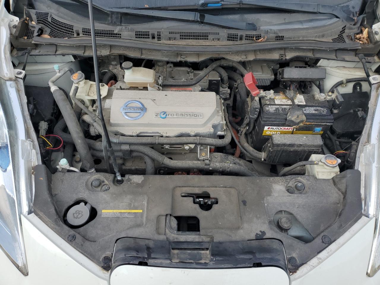 2011 Nissan Leaf Sv Белый vin: JN1AZ0CP4BT009517
