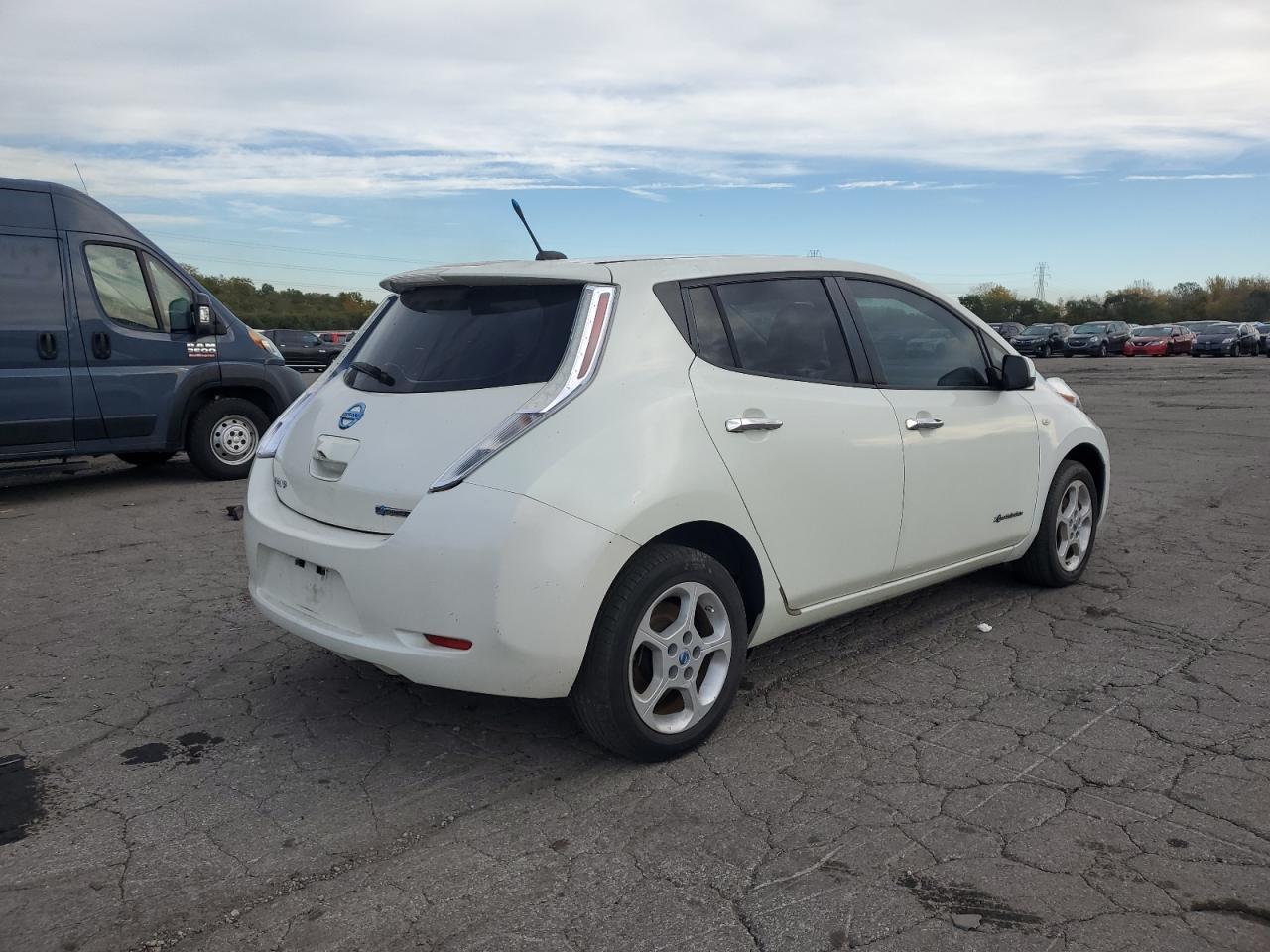 2011 Nissan Leaf Sv Белый vin: JN1AZ0CP4BT009517