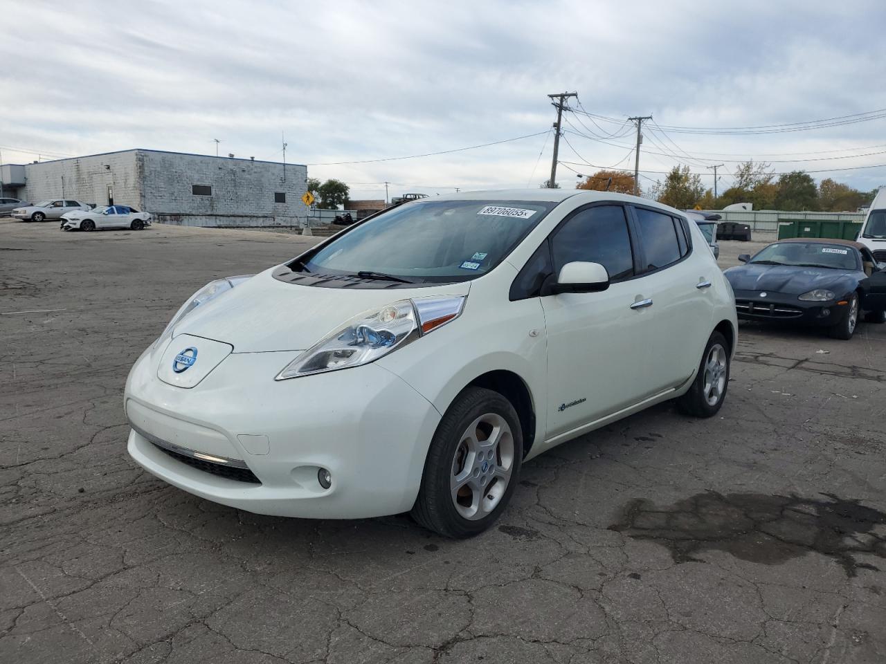 2011 Nissan Leaf Sv Белый vin: JN1AZ0CP4BT009517