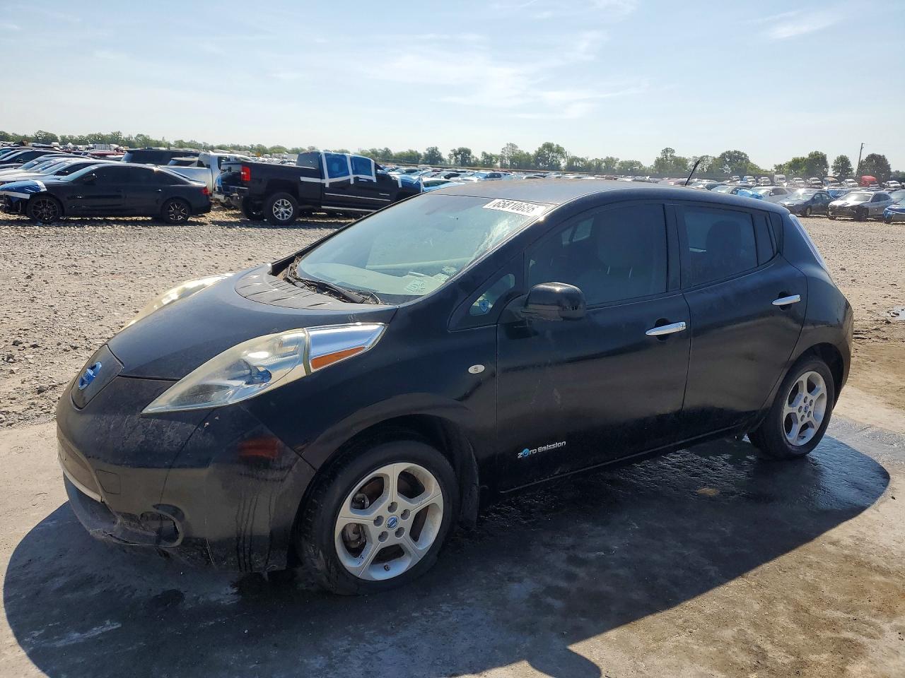 2012 Nissan Leaf Sv Black vin: JN1AZ0CP4CT016761