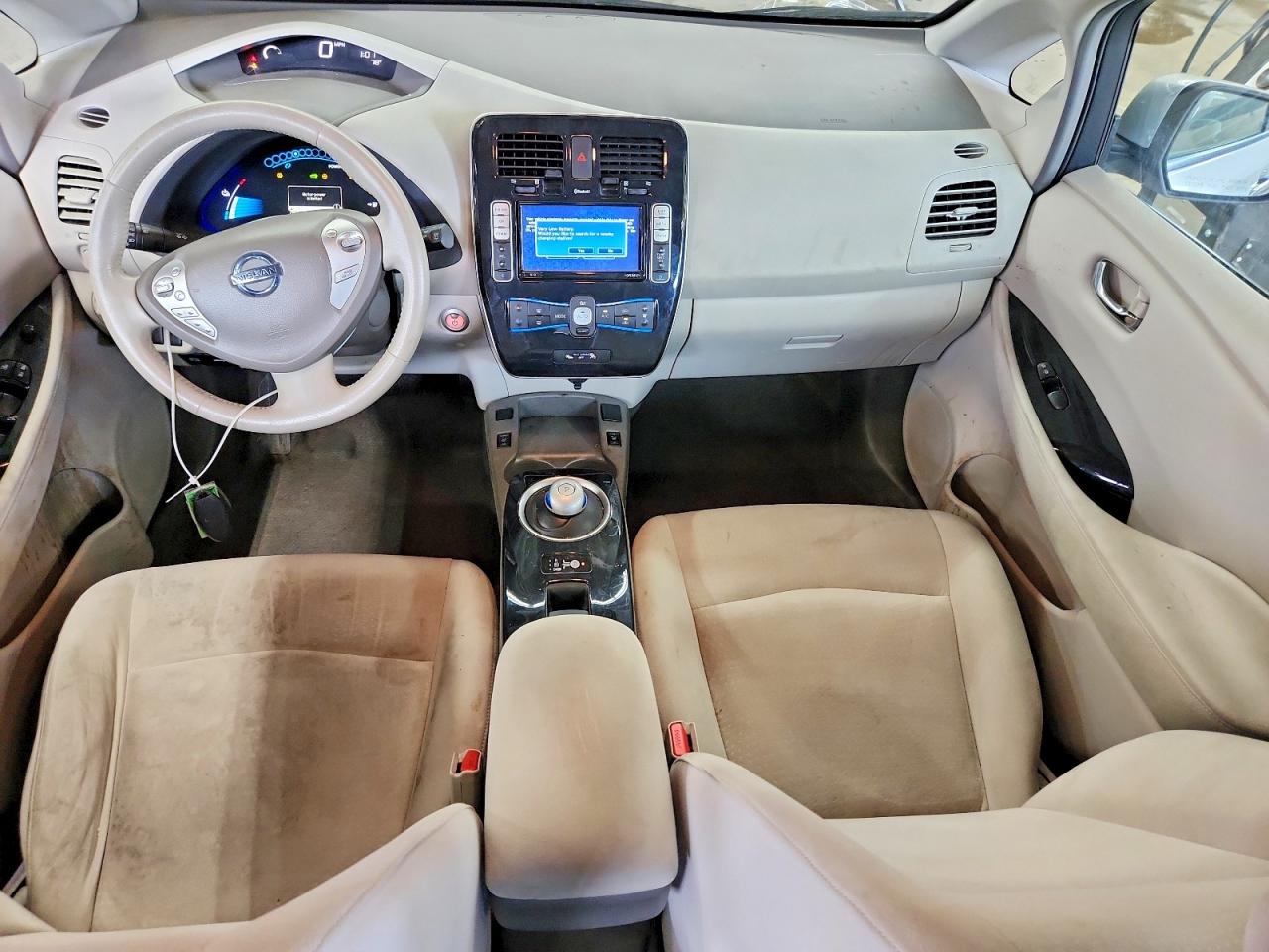 2012 Nissan Leaf Sv Silver vin: JN1AZ0CP4CT017005