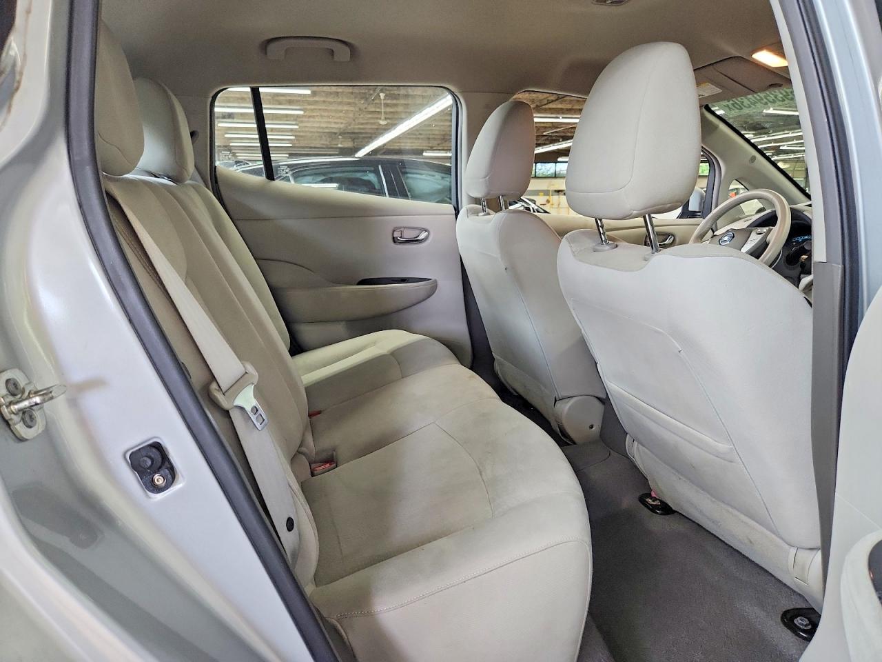 2012 Nissan Leaf Sv Silver vin: JN1AZ0CP4CT017005