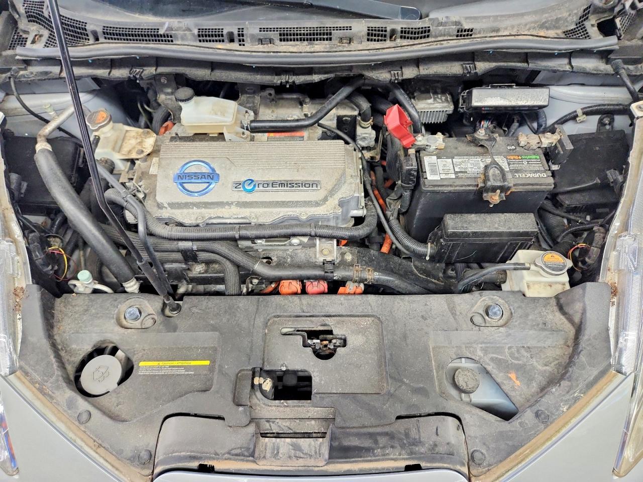 2012 Nissan Leaf Sv Silver vin: JN1AZ0CP4CT017005
