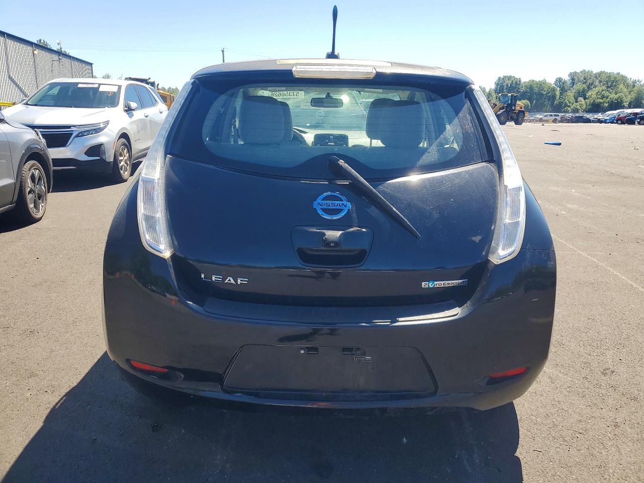 2011 Nissan Leaf Sv Black vin: JN1AZ0CP5BT000616