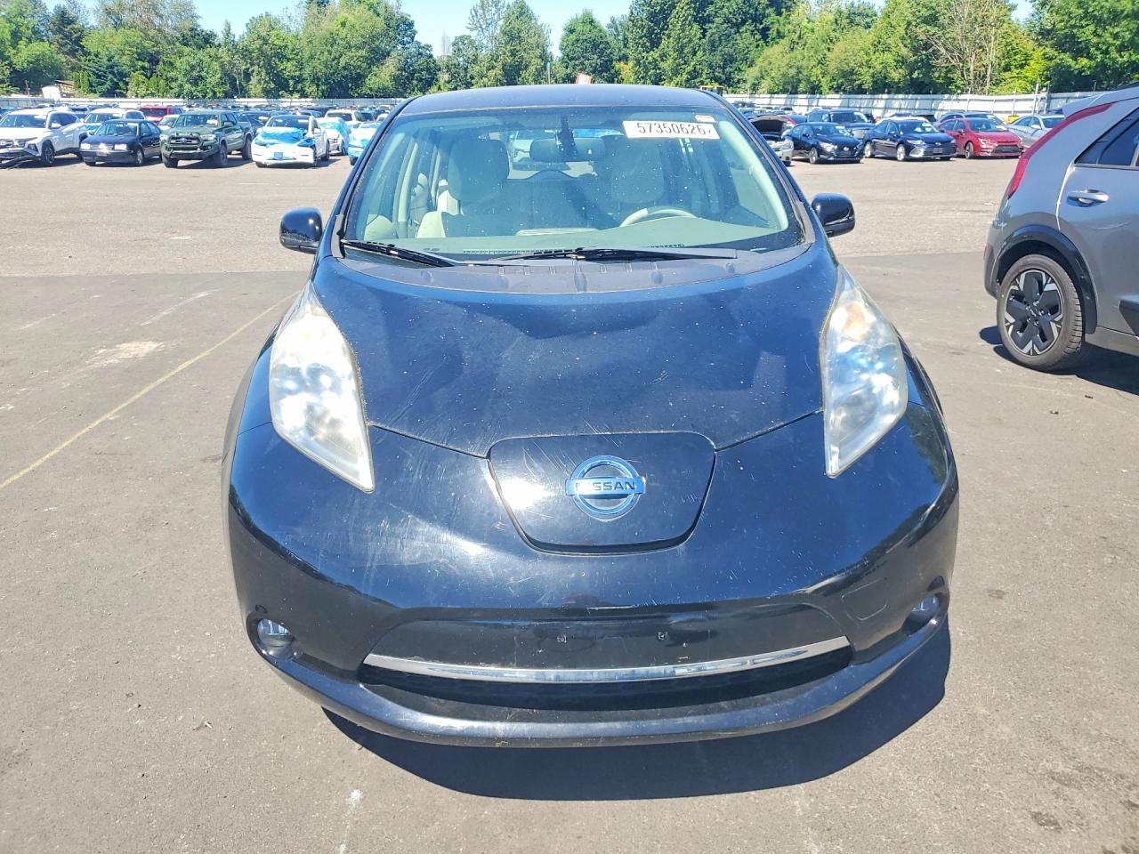 2011 Nissan Leaf Sv Black vin: JN1AZ0CP5BT000616