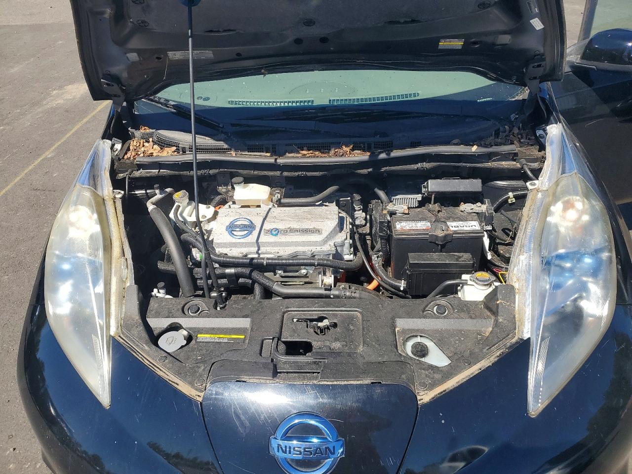 2011 Nissan Leaf Sv Black vin: JN1AZ0CP5BT000616