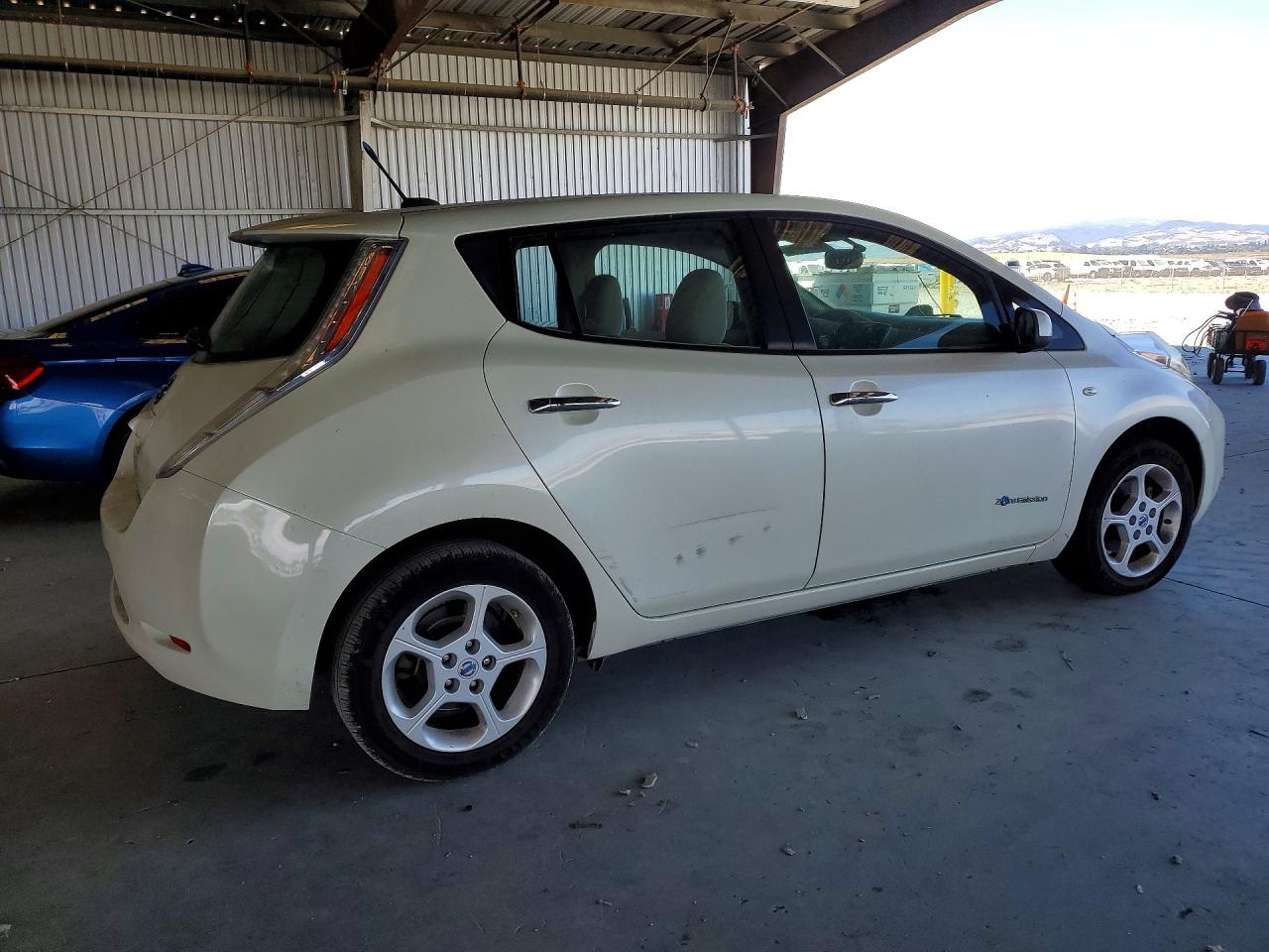 2012 Nissan Leaf Sv White vin: JN1AZ0CP5CT016199
