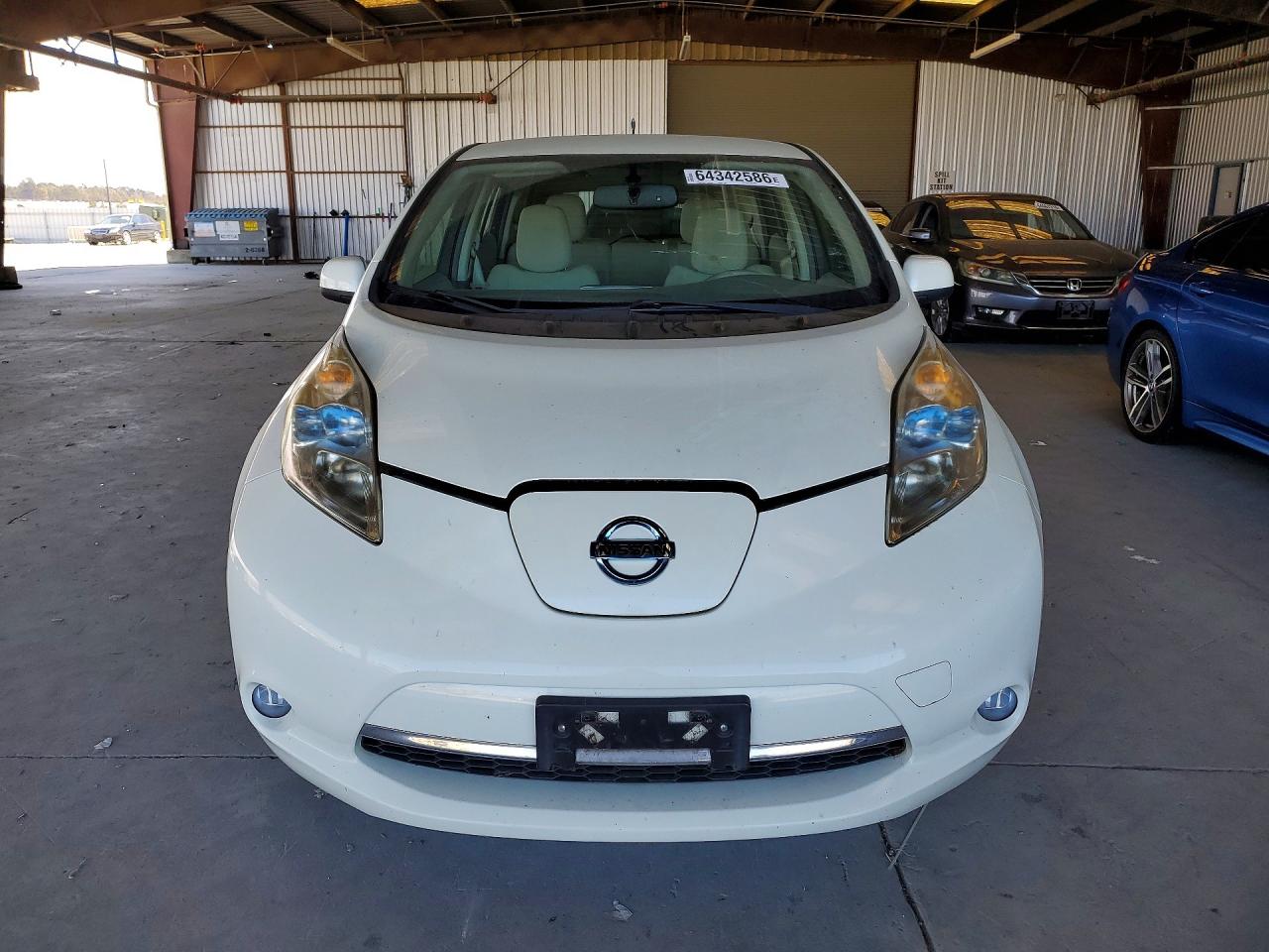 2012 Nissan Leaf Sv White vin: JN1AZ0CP5CT016199