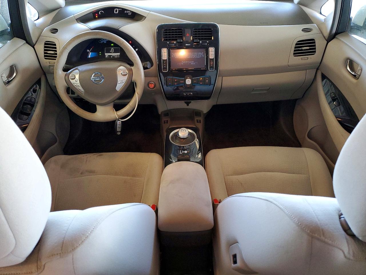 2012 Nissan Leaf Sv White vin: JN1AZ0CP5CT016199