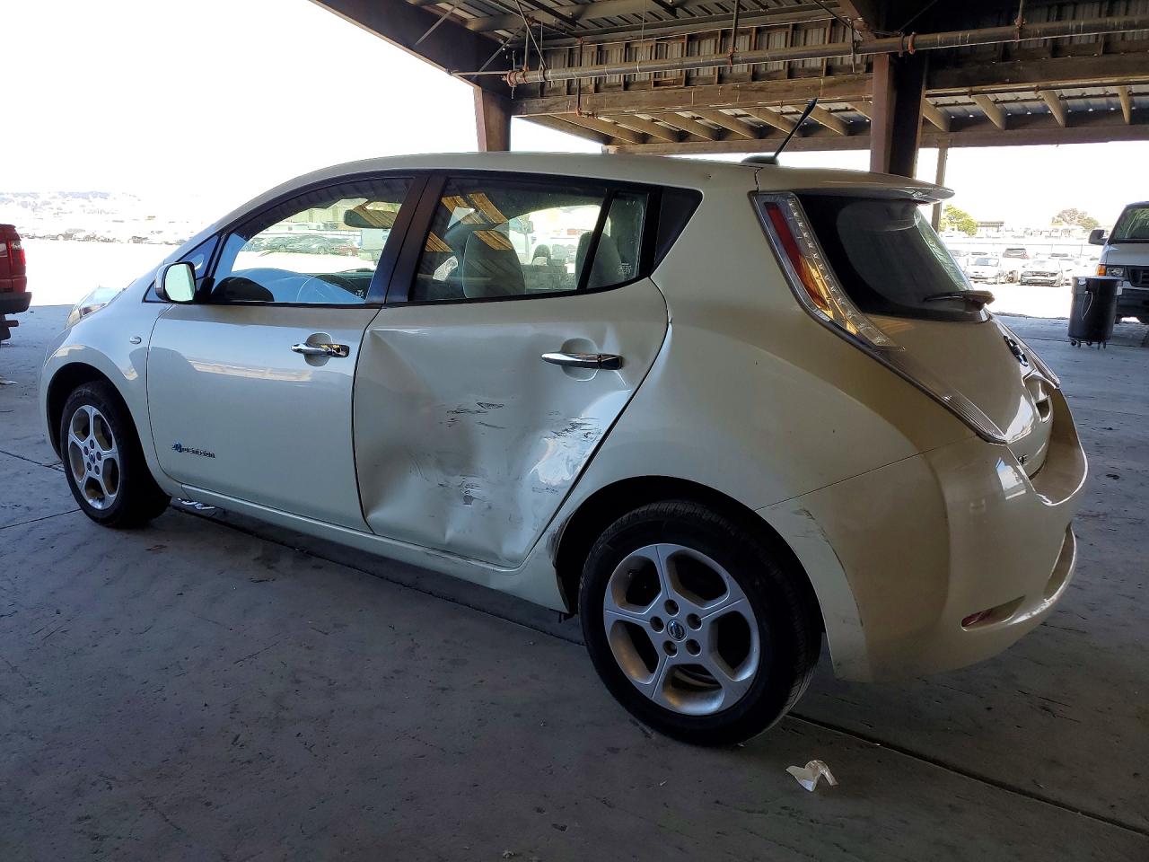 2012 Nissan Leaf Sv White vin: JN1AZ0CP5CT016199