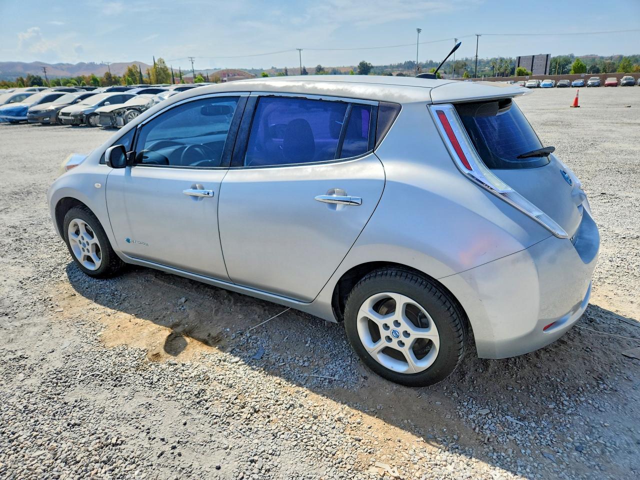 2012 Nissan Leaf Silver vin: JN1AZ0CP5CT019121