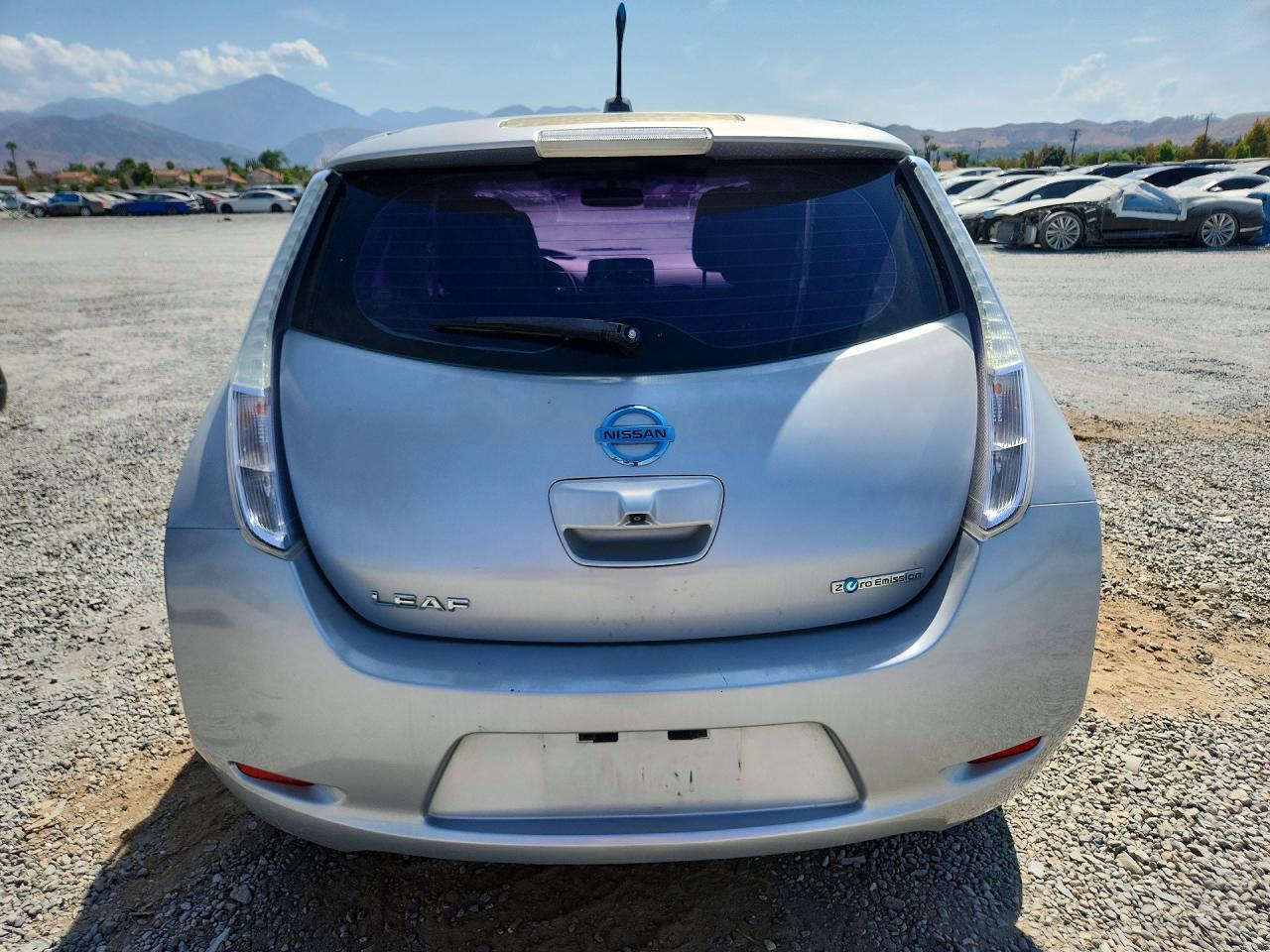 2012 Nissan Leaf Silver vin: JN1AZ0CP5CT019121