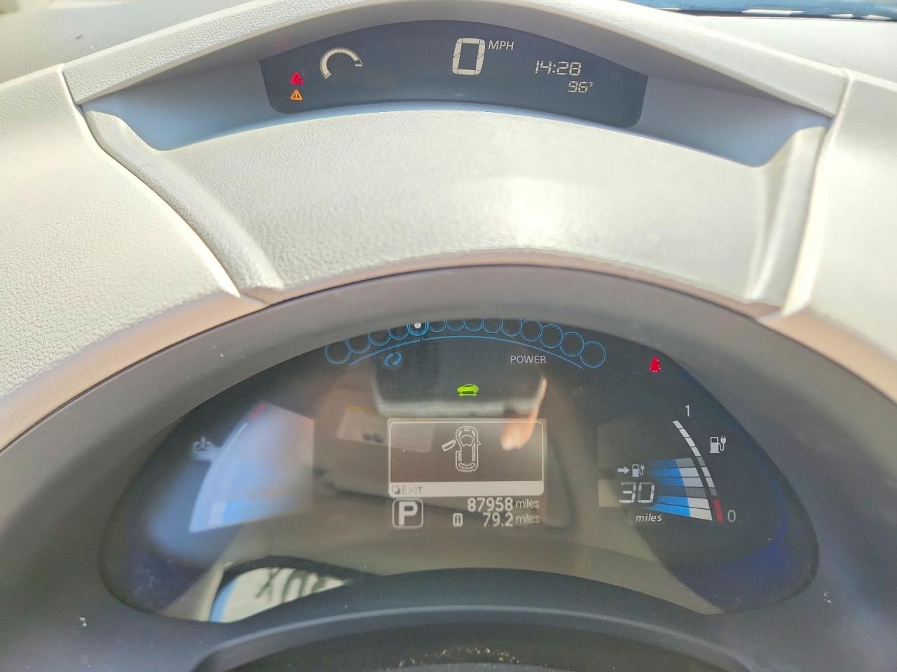 2012 Nissan Leaf Silver vin: JN1AZ0CP5CT019121