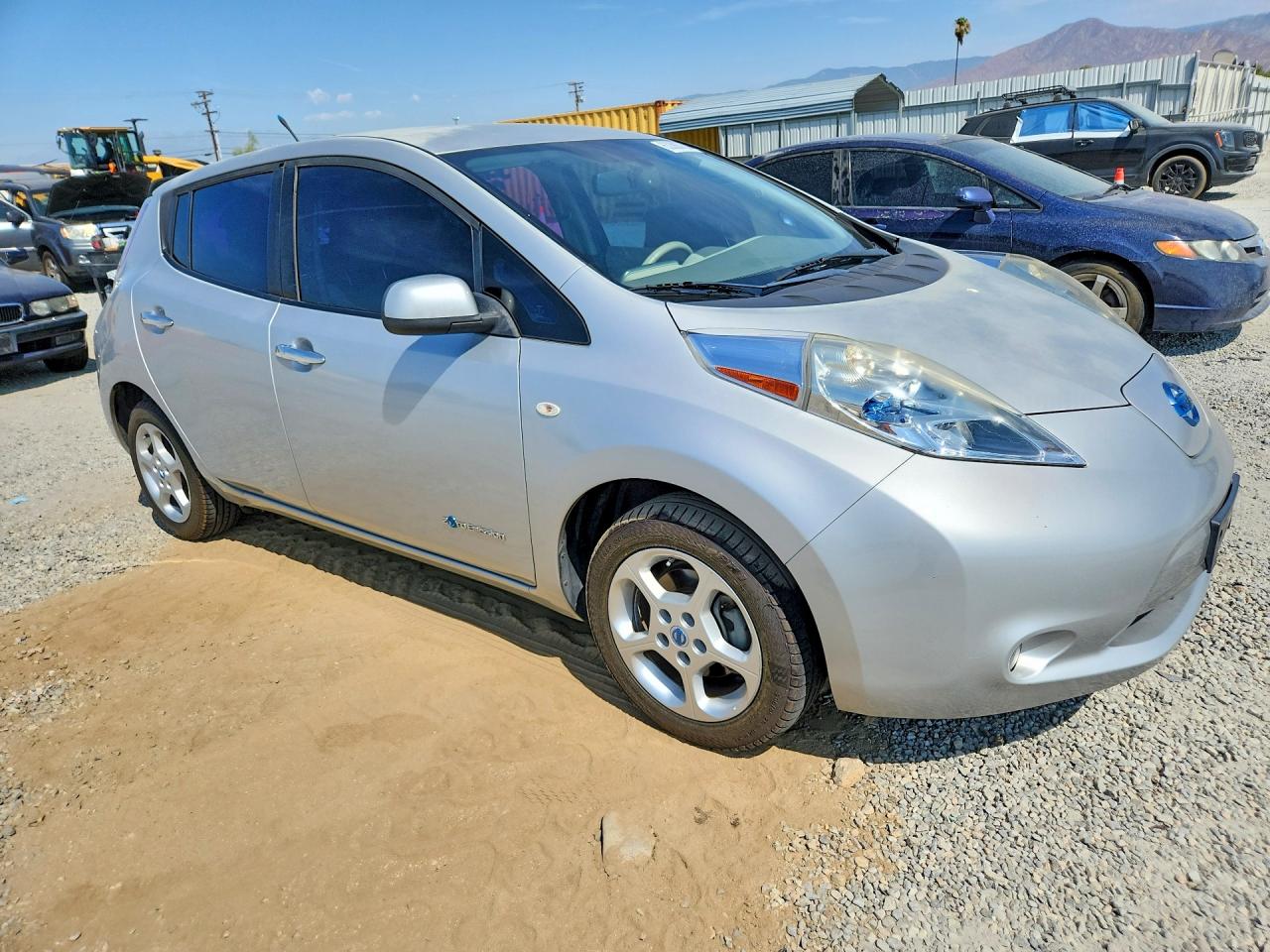 2012 Nissan Leaf Silver vin: JN1AZ0CP5CT019121