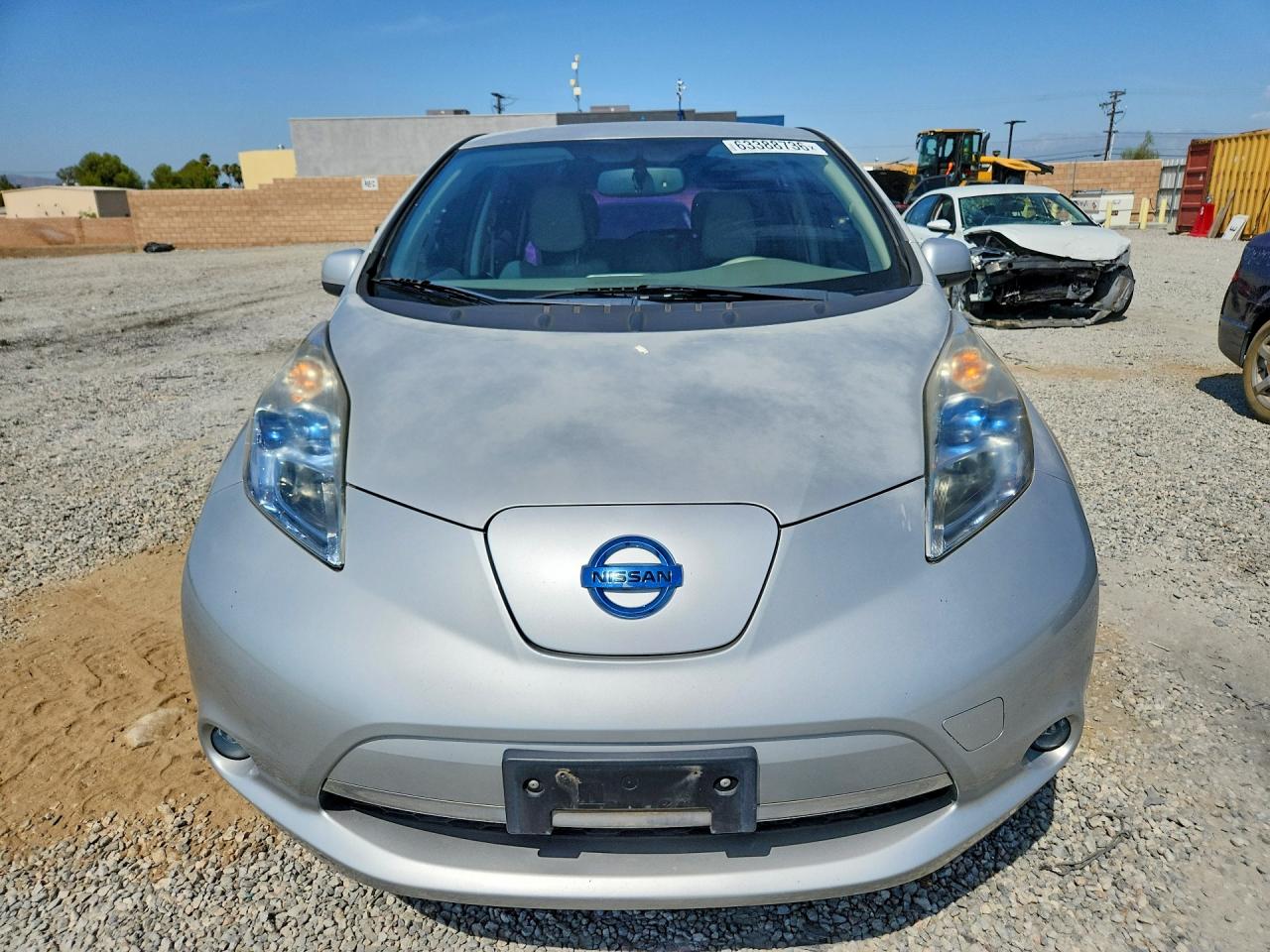 2012 Nissan Leaf Silver vin: JN1AZ0CP5CT019121
