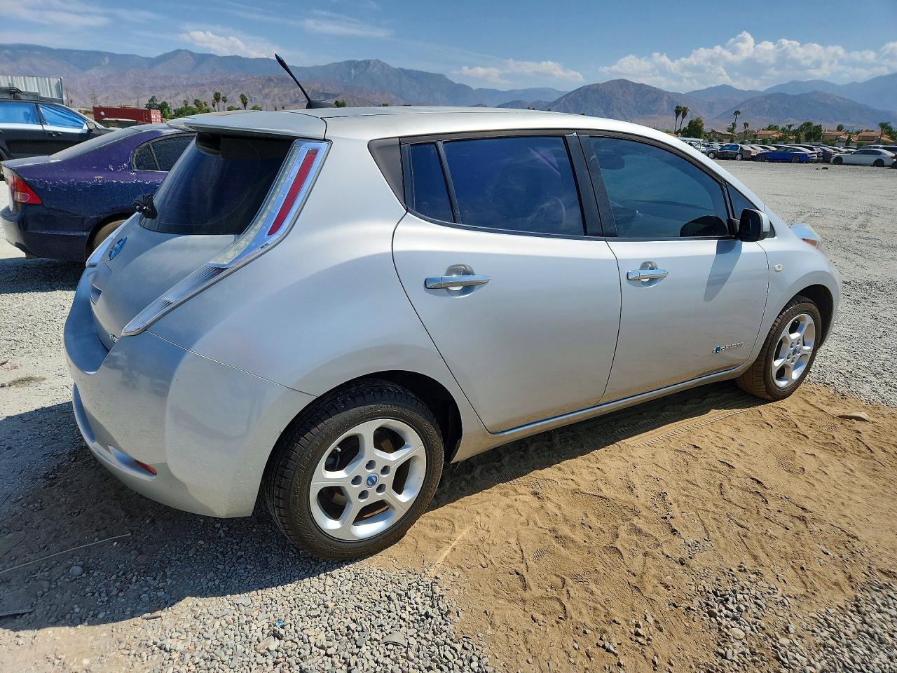 2012 Nissan Leaf Silver vin: JN1AZ0CP5CT019121