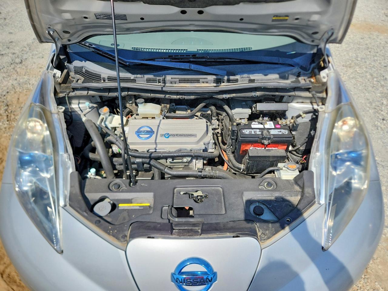 2012 Nissan Leaf Silver vin: JN1AZ0CP5CT019121