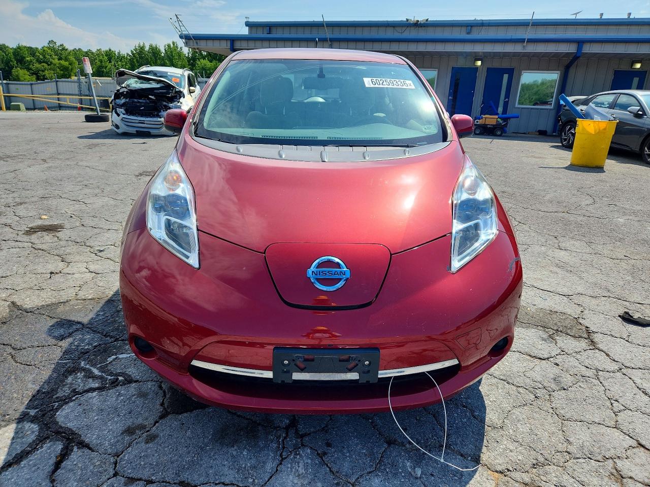 2012 Nissan Leaf Sv Red vin: JN1AZ0CP5CT023489