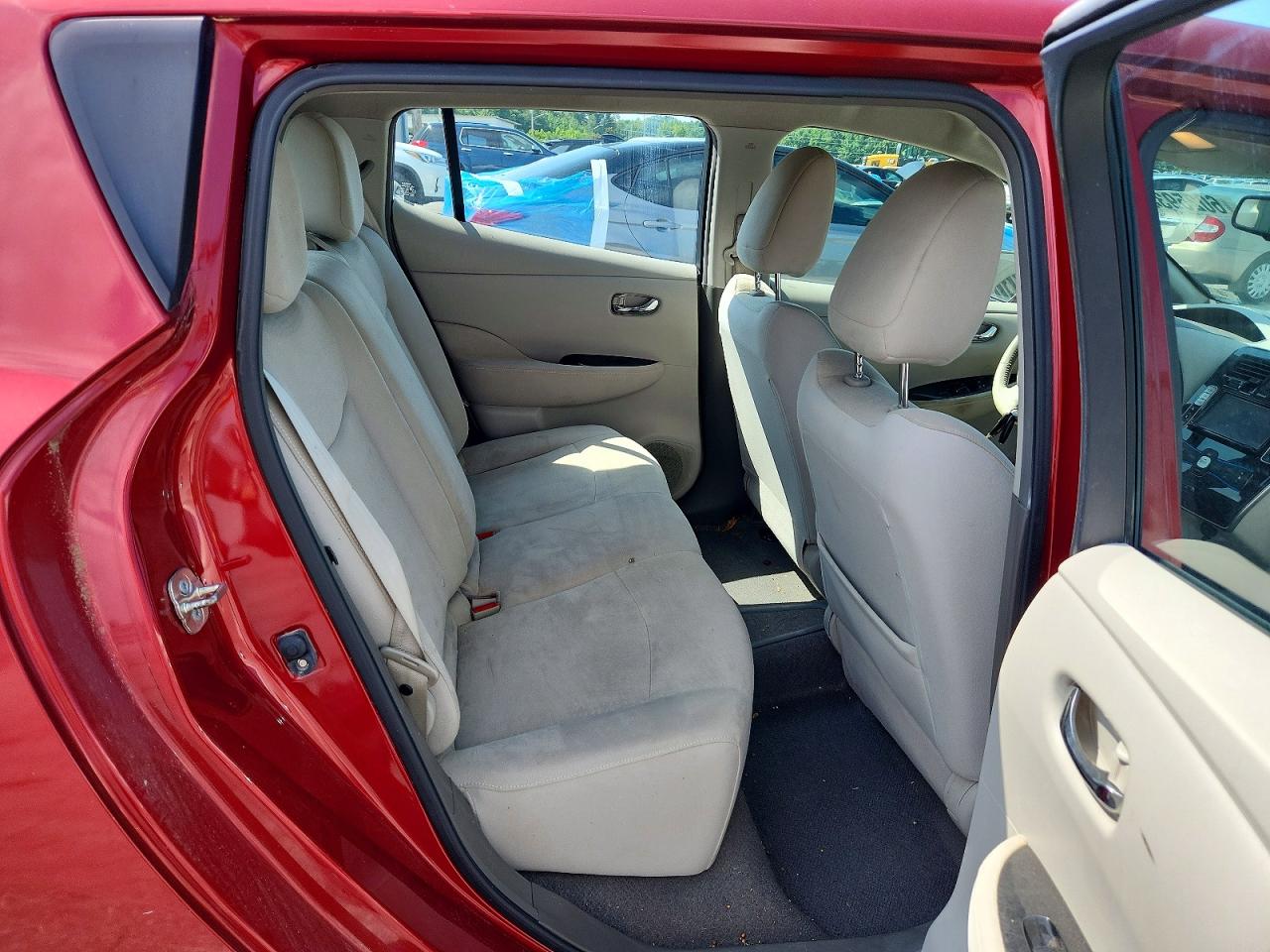 2012 Nissan Leaf Sv Red vin: JN1AZ0CP5CT023489