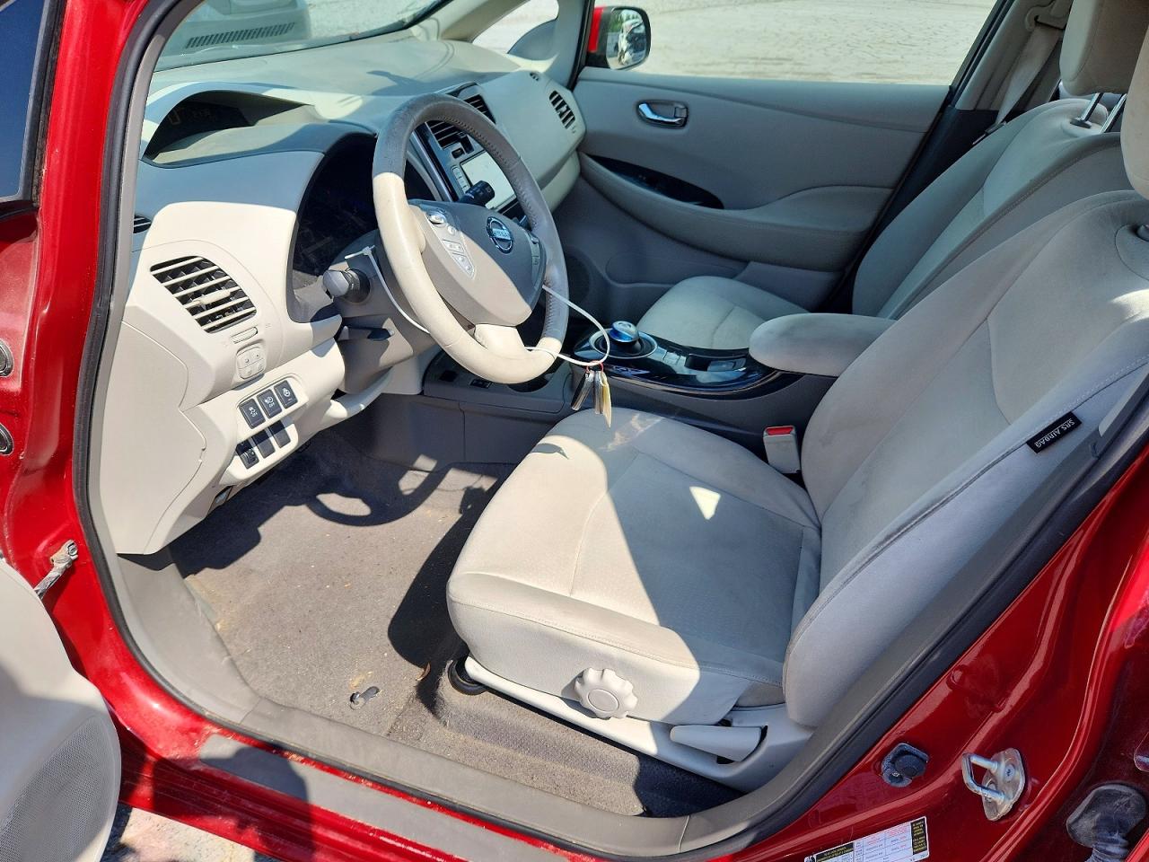 2012 Nissan Leaf Sv Red vin: JN1AZ0CP5CT023489