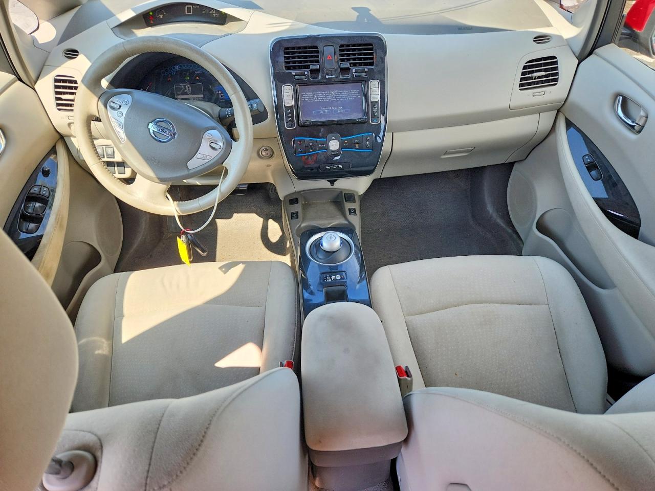 2012 Nissan Leaf Sv Red vin: JN1AZ0CP5CT023489