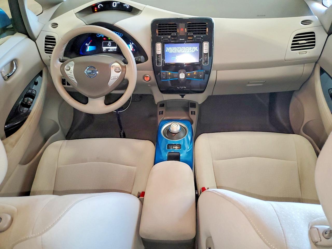 2012 Nissan Leaf Sv Blue vin: JN1AZ0CP5CT026604