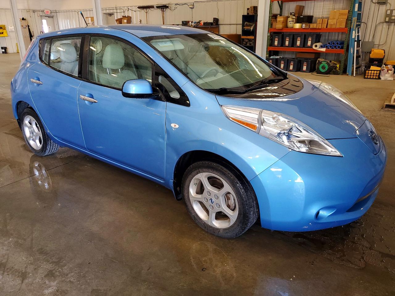 2012 Nissan Leaf Sv Blue vin: JN1AZ0CP5CT026604