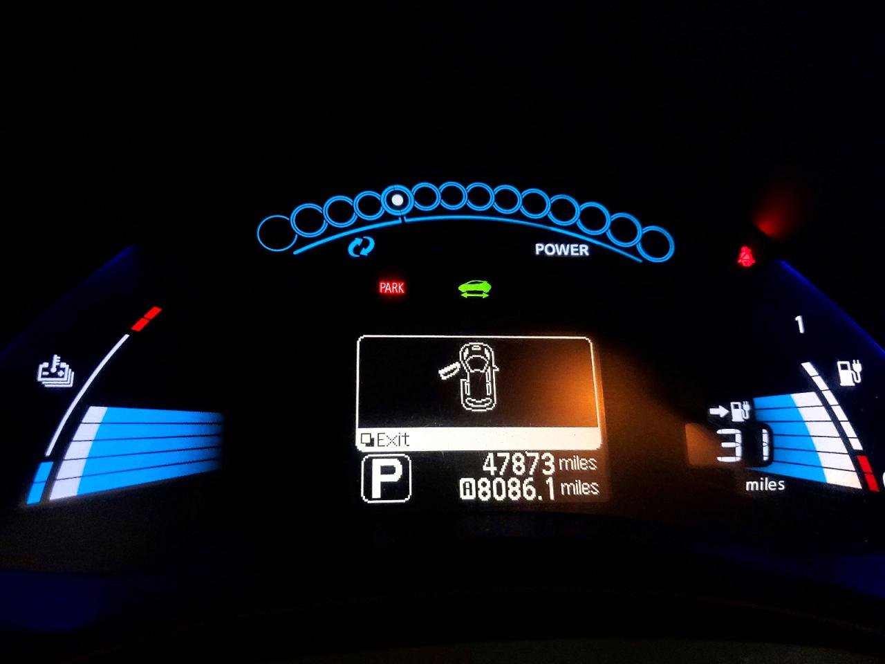 2012 Nissan Leaf Sv Blue vin: JN1AZ0CP5CT026604
