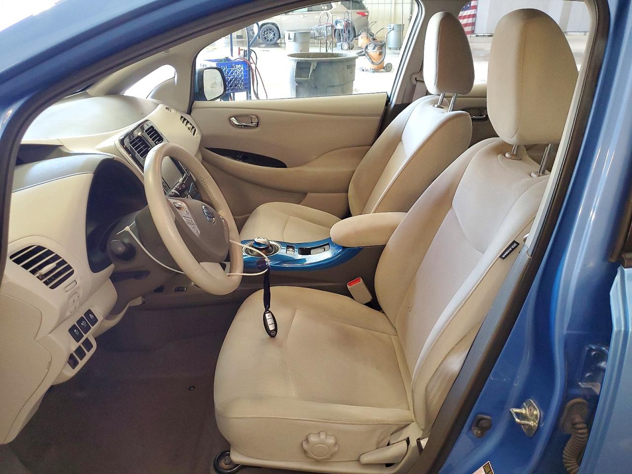 2012 Nissan Leaf Sv Blue vin: JN1AZ0CP5CT026604