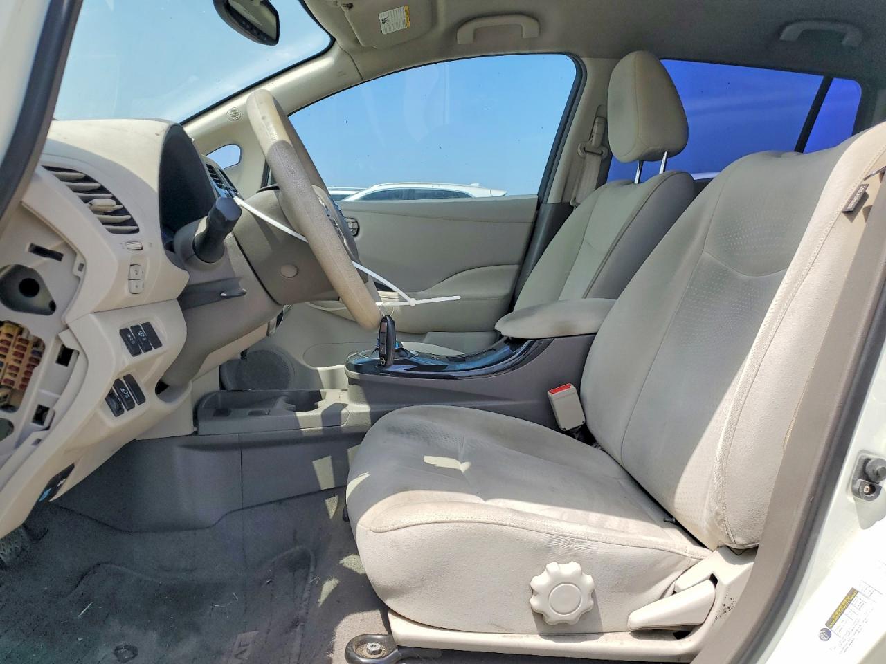 2011 Nissan Leaf Sv White vin: JN1AZ0CP6BT001516