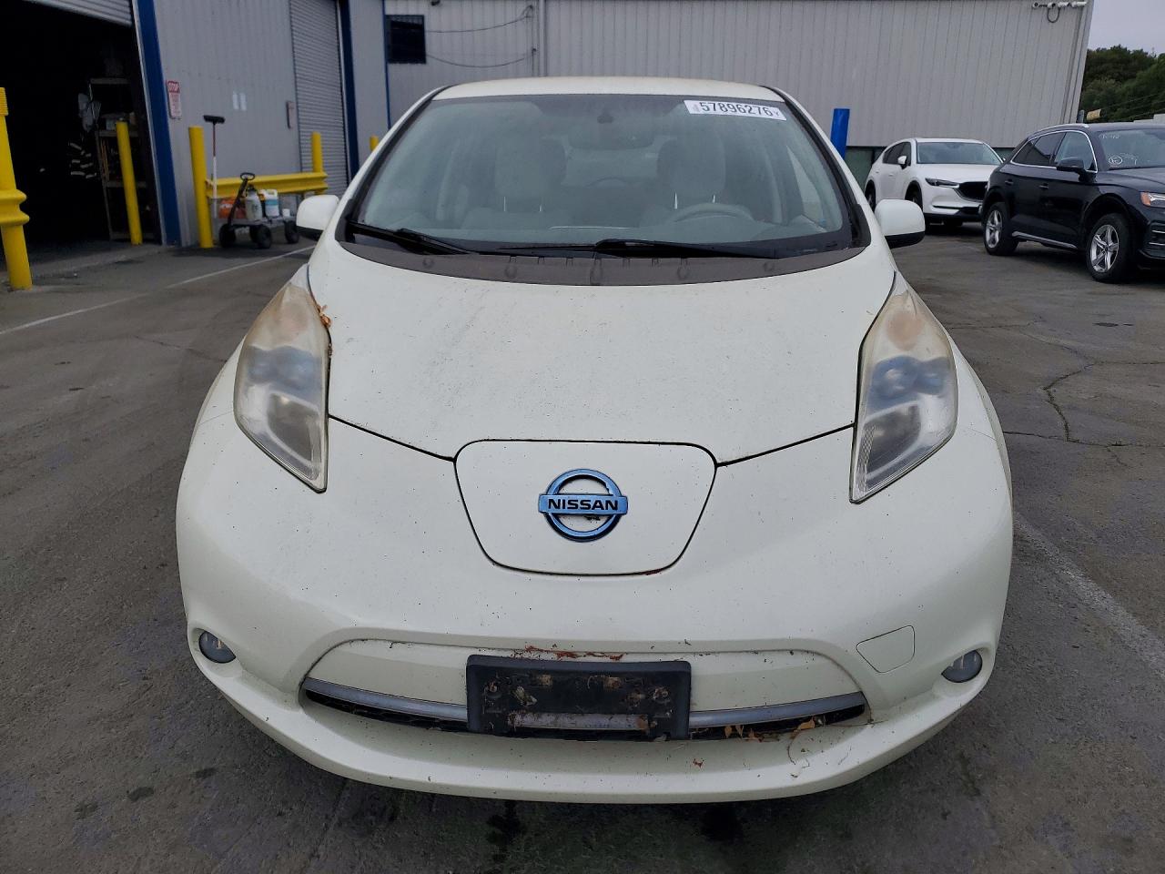 2011 Nissan Leaf Sv White vin: JN1AZ0CP6BT006652