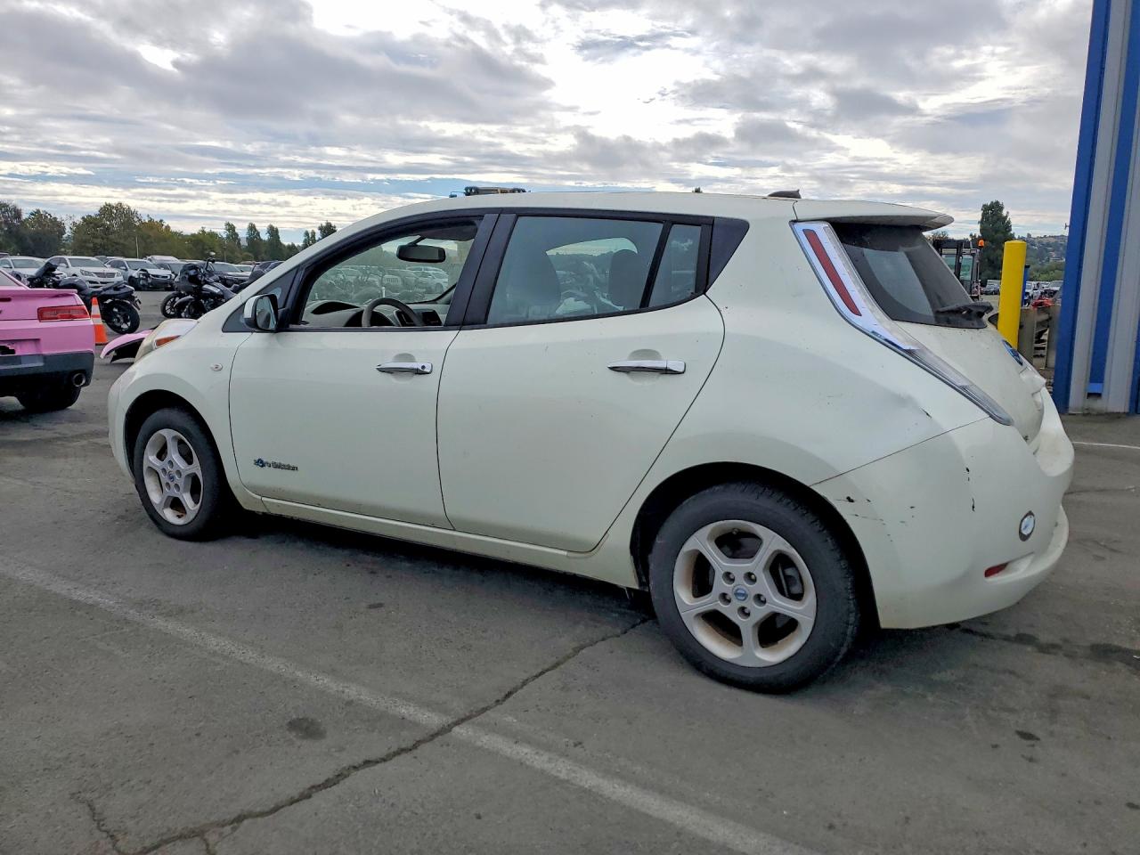 2011 Nissan Leaf Sv White vin: JN1AZ0CP6BT006652