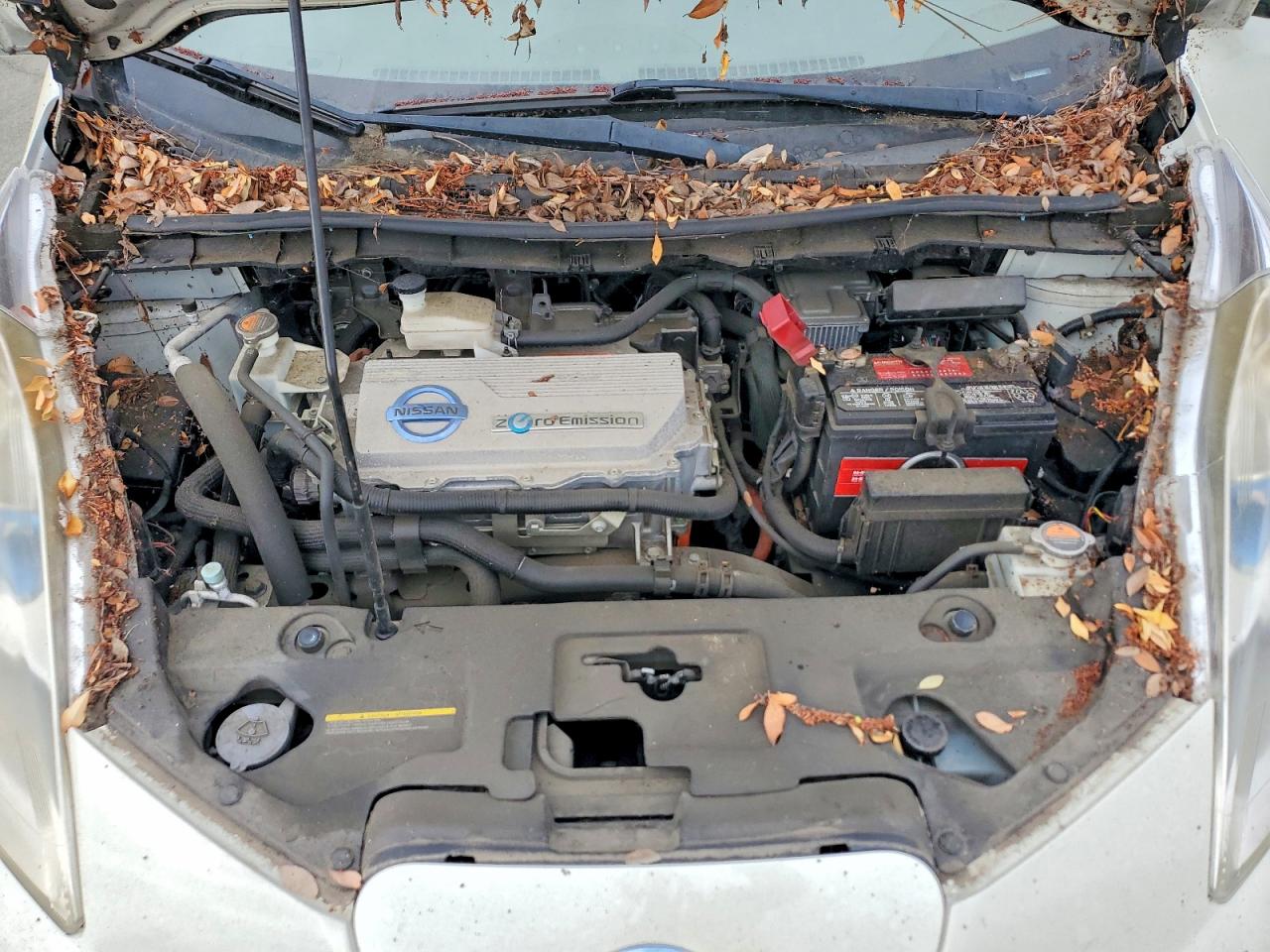 2011 Nissan Leaf Sv White vin: JN1AZ0CP6BT006652