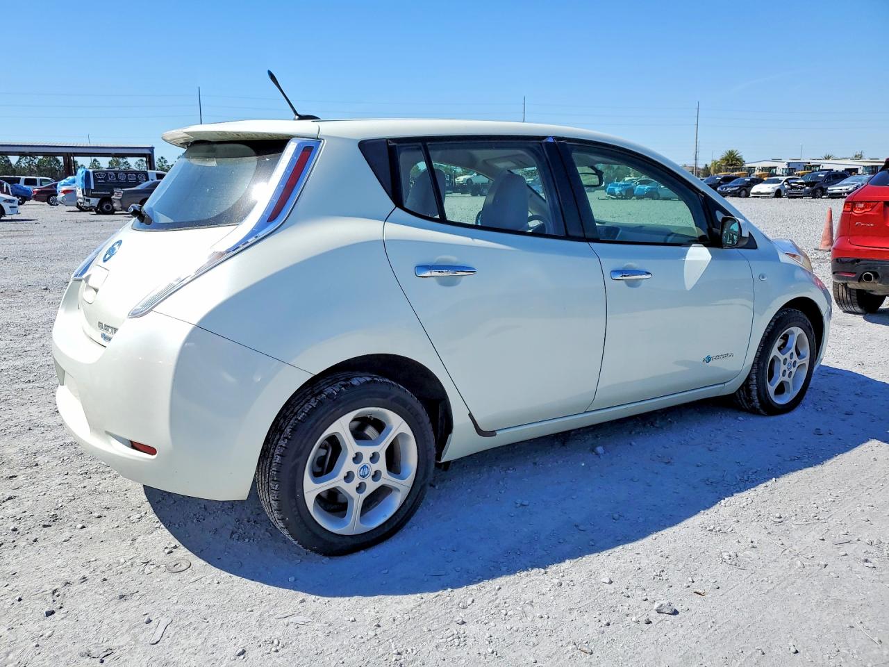 2011 Nissan Leaf Sv Белый vin: JN1AZ0CP6BT009065